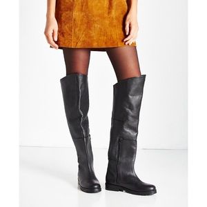 Over The Knee Leather Boots Urban Outfitte…